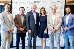 Danny Rodgers, CEO of Framework Events; Blair Broadhurst, Executive Vice President; Sales Operations & Marketing of The OccuNet Company; Alex Fairly, Chairman of The OccuNet Company; Alex Baldwin, President of the Korn Ferry Tour; John Dunn, Managing Partner of Tascosa Golf Club; and Cole Stanley, Mayor of Amarillo, Texas